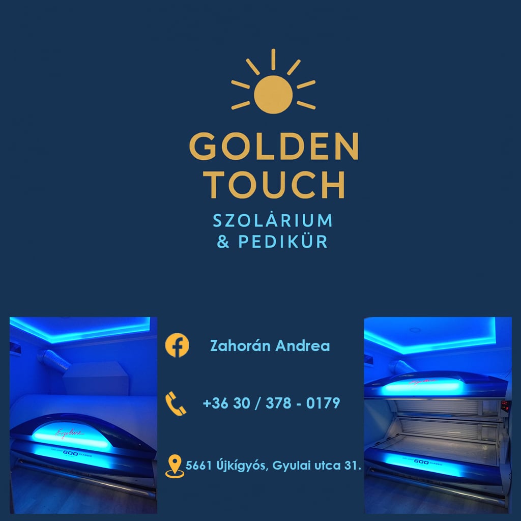 Golden Touch szolárium és pedikűr bemutatókép