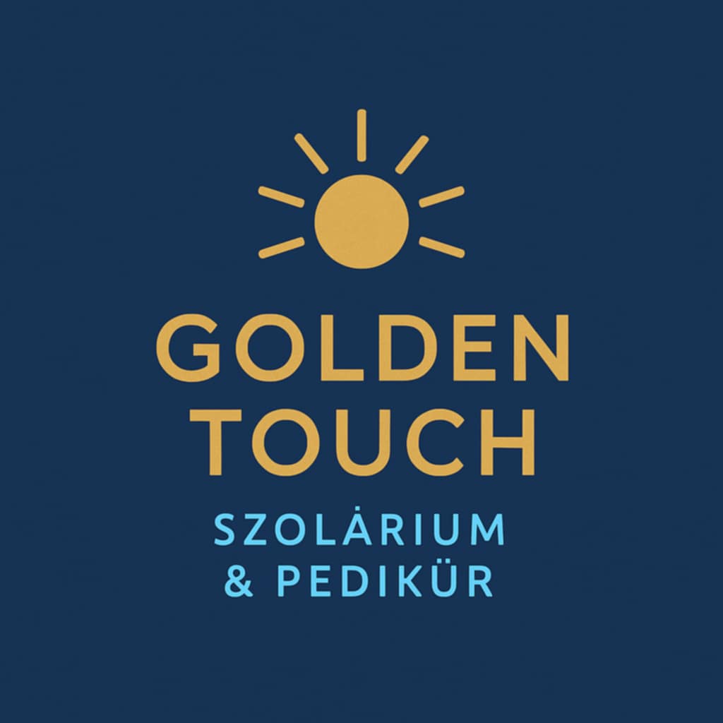 Golden Touch szolárium és pedikűr logó